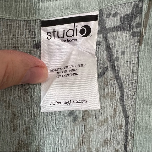 jcpenney Accents Studio Jcp Home Rod Pocket Curtain Panel Forest